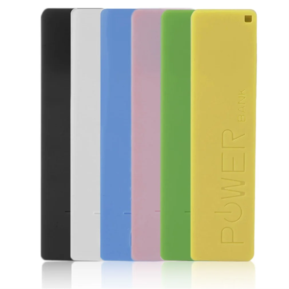 Batería externa portátil de 2600MAH, cargador de batería de respaldo para teléfonos inteligentes, tamaño 1x18650