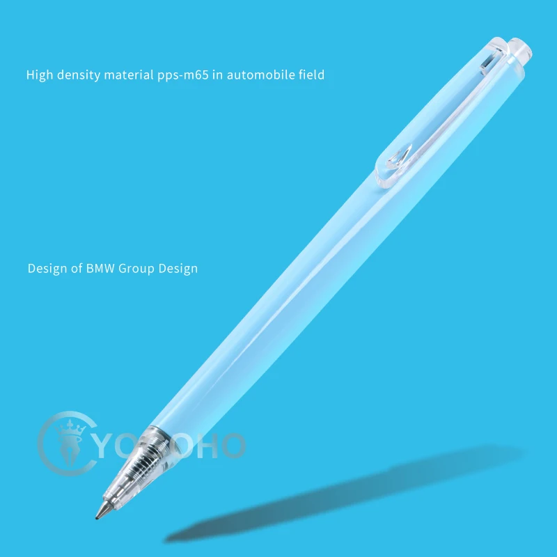 M&G Macaron High-density Gel Pen 0.5MM Retractable Pen Simple Design Roller Gel Pen Fast-drying Office School Supplies Writing