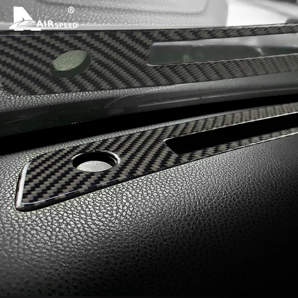 Real Soft Carbon Fiber for Subaru BRZ Toyota 86 2013 2014 2015 2016 2017 2018 2019 2020 Car Front AC Outlet Vent Sticker Trim