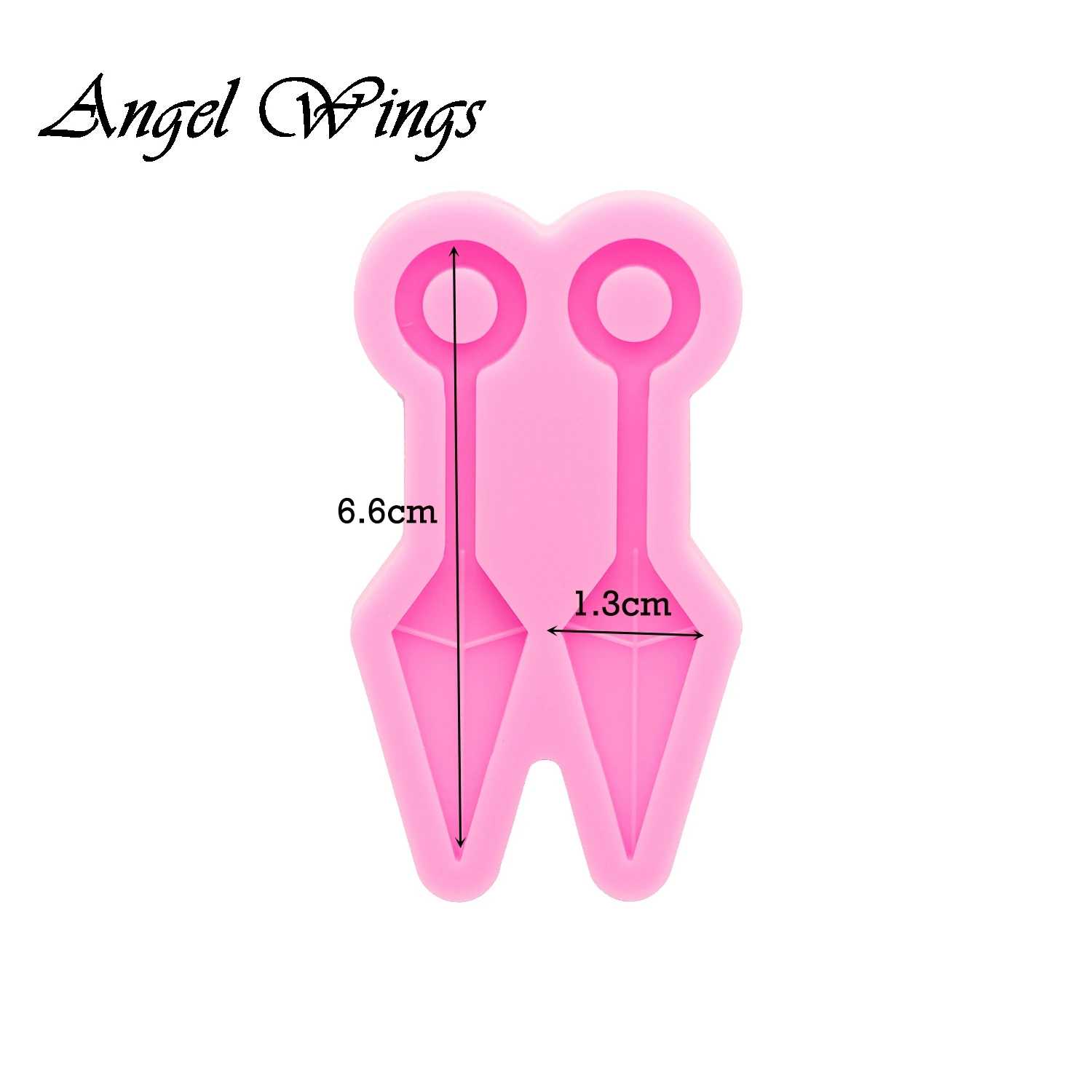 Shiny Resin kunai knife Earrings Mold, Self-defense Silicone Molds, DIY Resin Epoxy jewelries Mould, Polymer Clay DY0907