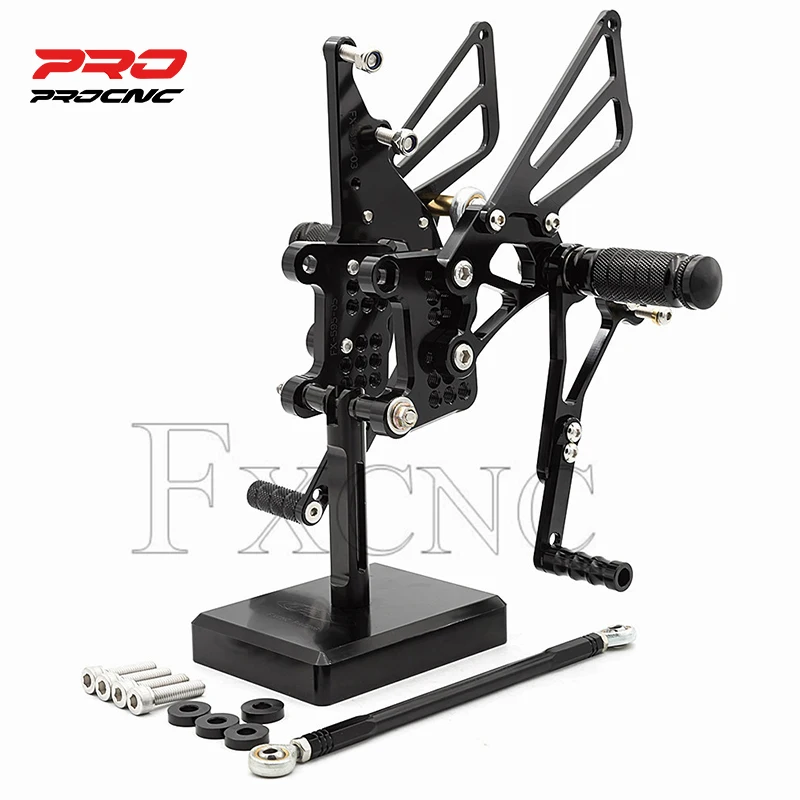 For TRIUMPH Speed Triple 509 595 955 1050 2002-2010 CNC Motorcycle Rearset Footrest Foot Pegs Rest Rear Set Motorcycle Rearset