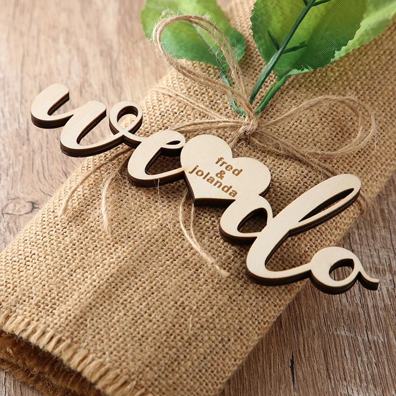 Custom Wooden Weddi…