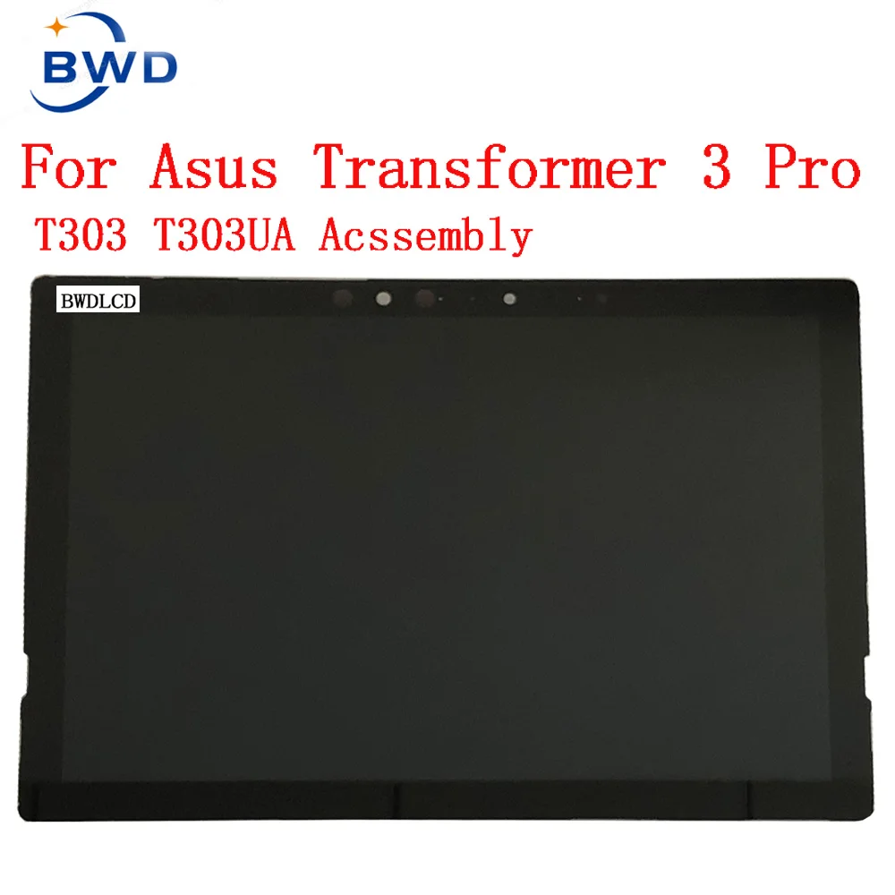 Imagem -02 - Original 12.6 Lcd Mais Touch Screen Digitador Assembléia Substituição para Asus Transformador Pro T303 T303u T303ua Wqhd