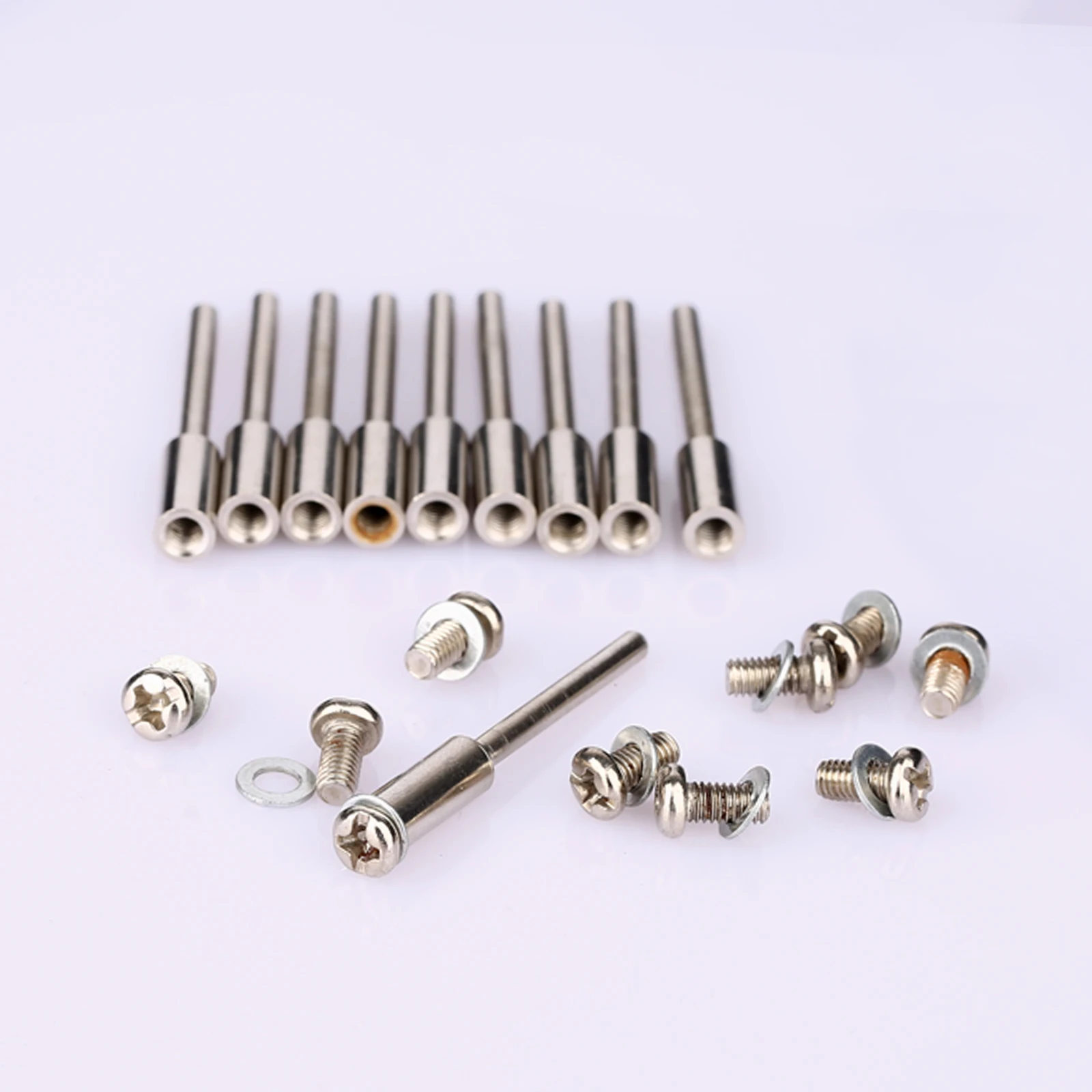 50pcs 2.35mm mandrini per viti da taglio con gambo supporto per disco da taglio con gambo per utensili rotanti compatibili