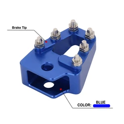 Motorcycle CNC Brake Pedal Step Plate Tip For YAMAHA TT250 TT500 TTR125 TTR225 TTR230 TTR250 XT225 XT250 XT350 XT550 XT600