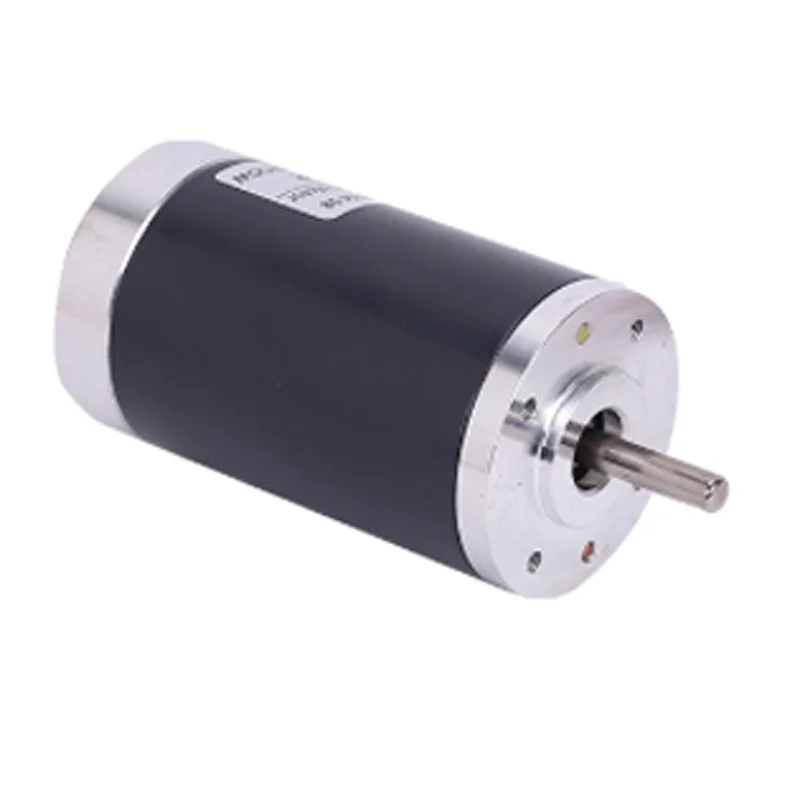 50W Permanent magnet DC motor 12V/24V miniature DC speed regulating motor 63mm DC high speed silent motor 8mm shaft diameter