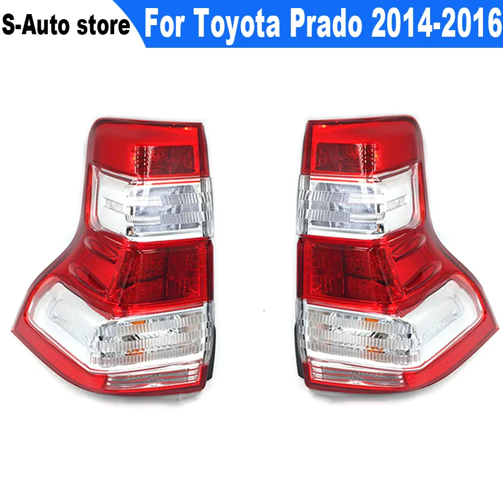 

For Toyota Prado 2014 2015 2016 Car Rear Tail Light Turn Signal Brake Light Warning Light Bumper Light Tail Light Assembly