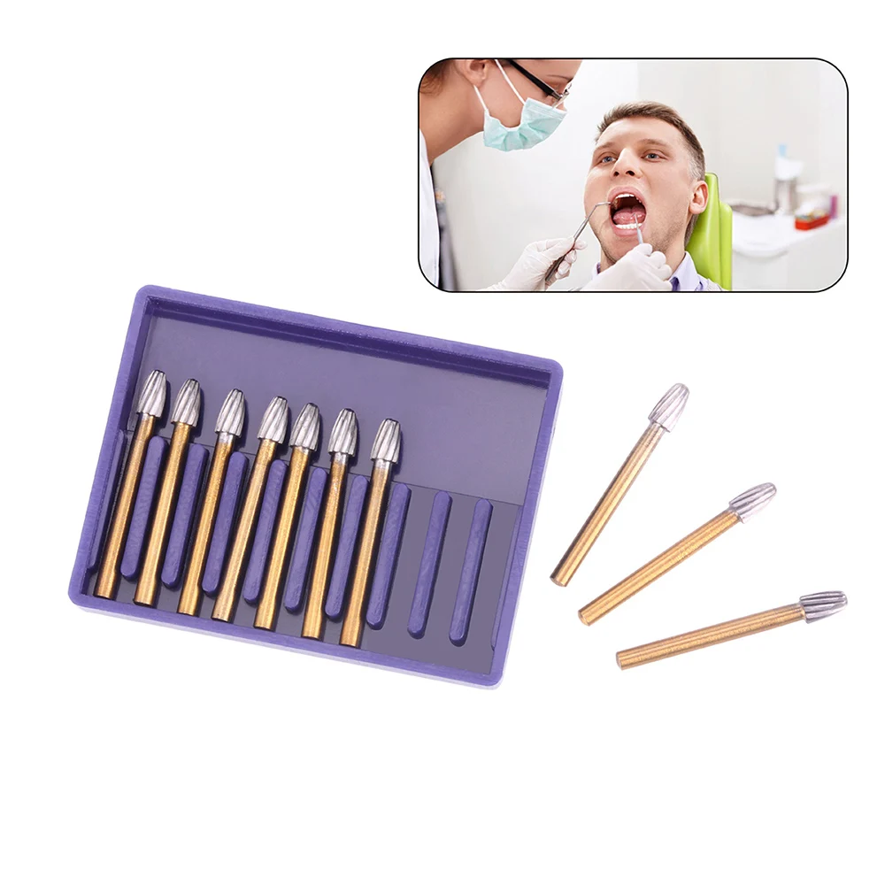 10 teile/schachtel AZDENT Dental Burs Wolfram Hartmetall Bohrer Für High Speed Handstück FG7901/FG7902/FG7406/FG7408 Trimmen & Finishing – Detail 3