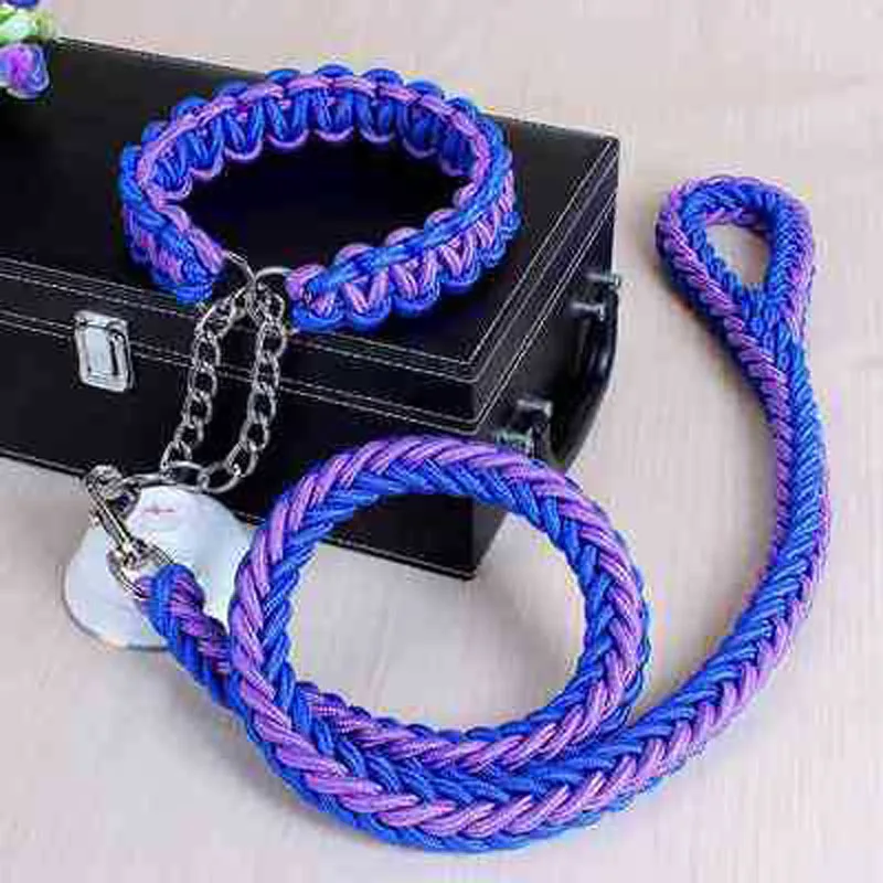 120cm S-XL Strong Nylon Dog Leash Cat Pets Lead Pet Training Running Walking Safety Mountain Climbing Leashes Pet Supplies