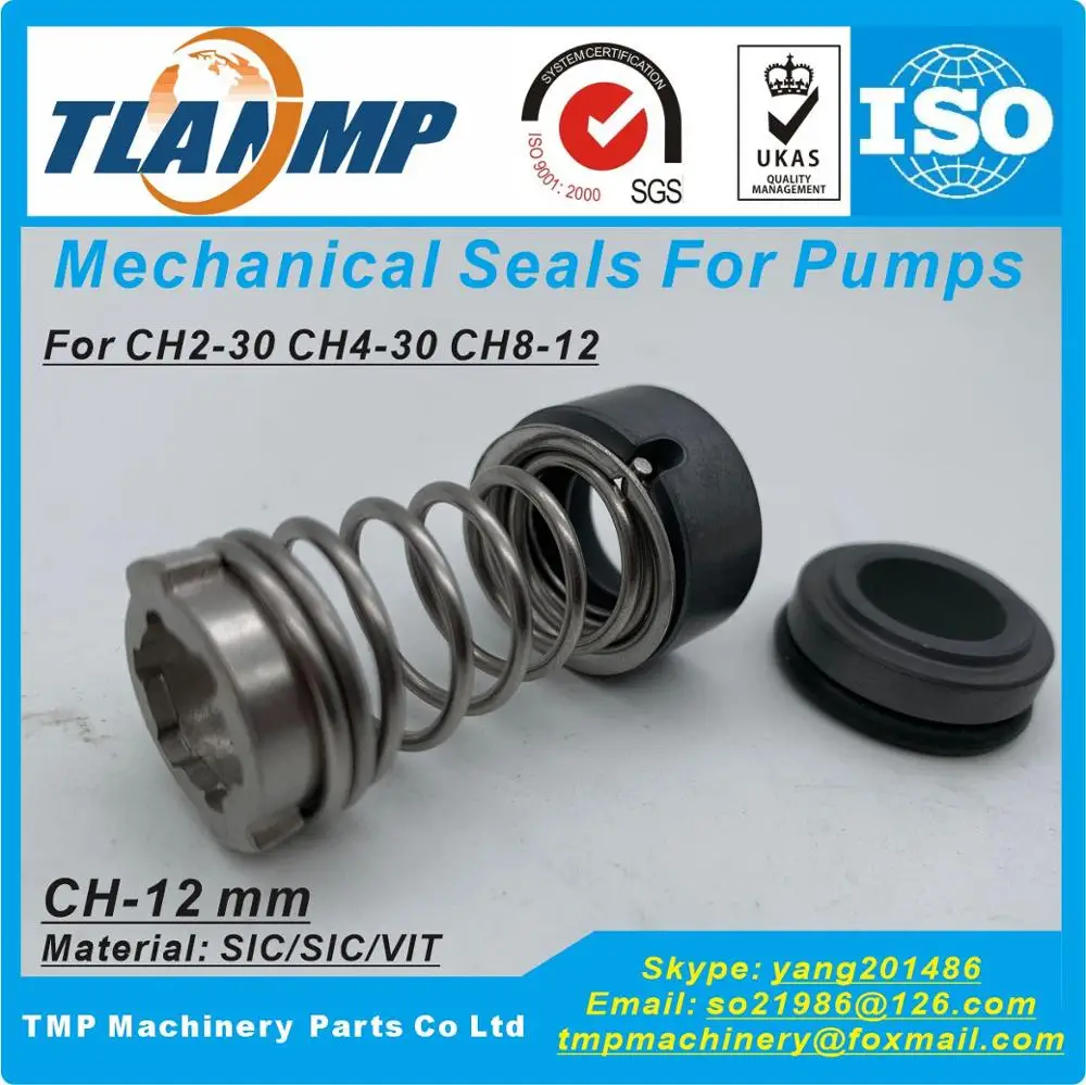 CH-12 , CH2-30 , GLF-D-12 Mechanical Seals TLANMP Shaft 12mm For CH2-30 / CH4-30 / CH8-12 CR2/4 SPK2/4 pumps