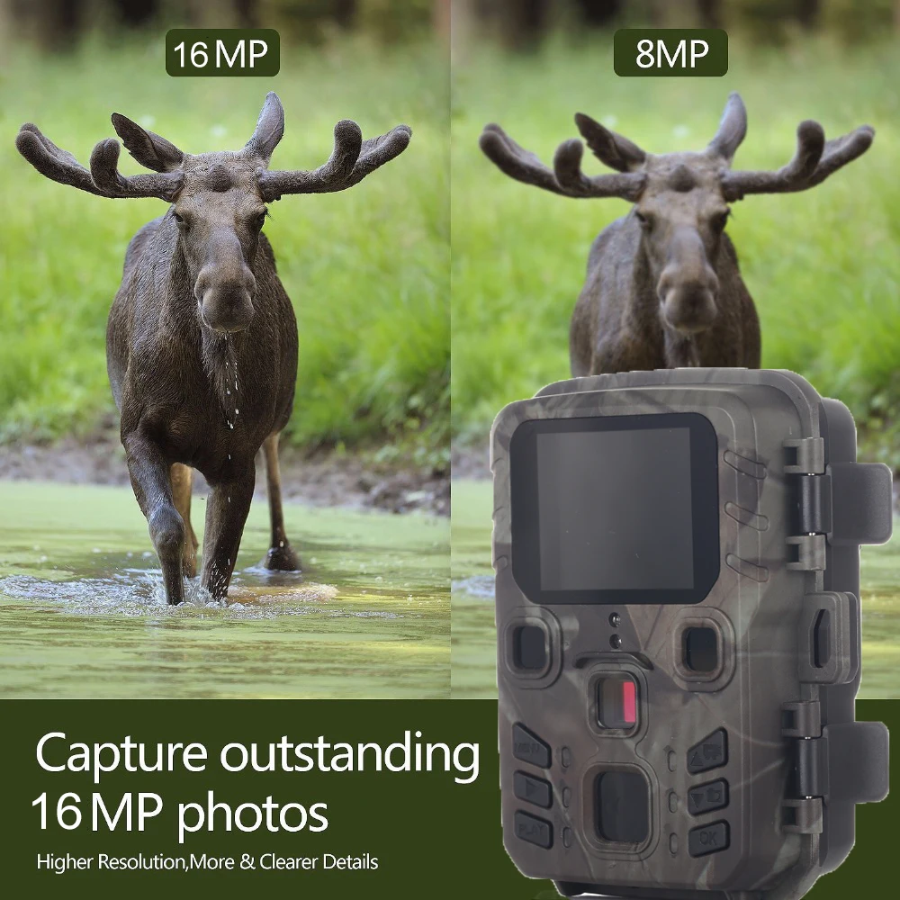 20MP 1080P Kabellose Wildkamera mit Nachtsicht Mini301 für Jagd, Outdoor, Wildtierbeobachtung und Überwachung – Detail 7
