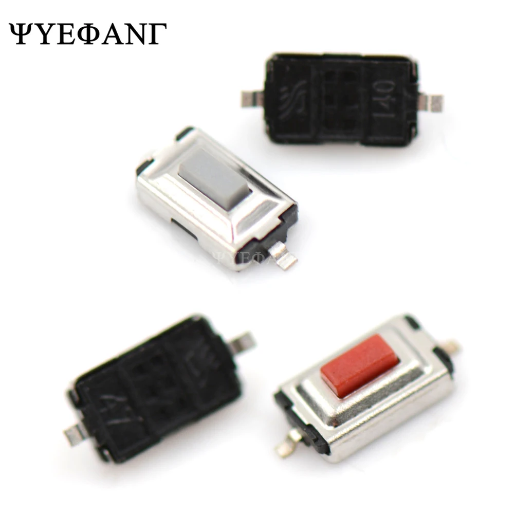 10pcs SMD Tactile Tact Push Button Micro Switch Momentary Two Pin Push Button Switch For MP3 MP 3*6*2.5MM