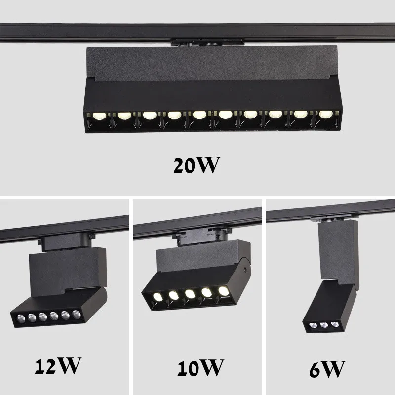 Imagem -06 - Luz de Faixa Quadrada Regulável Refletor Led Strip Linha Criativa Luz Sala de Estar Dobrável Moda Moderna 6w 10w 12w 20w