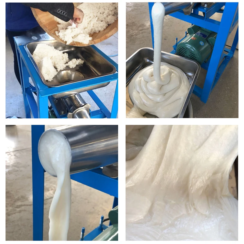 스테인레스 스틸 찹쌀떡 만드는 기계 4KW 떡 기계 미끼 블록 기계 상업용 자동 75 키로그램/시간