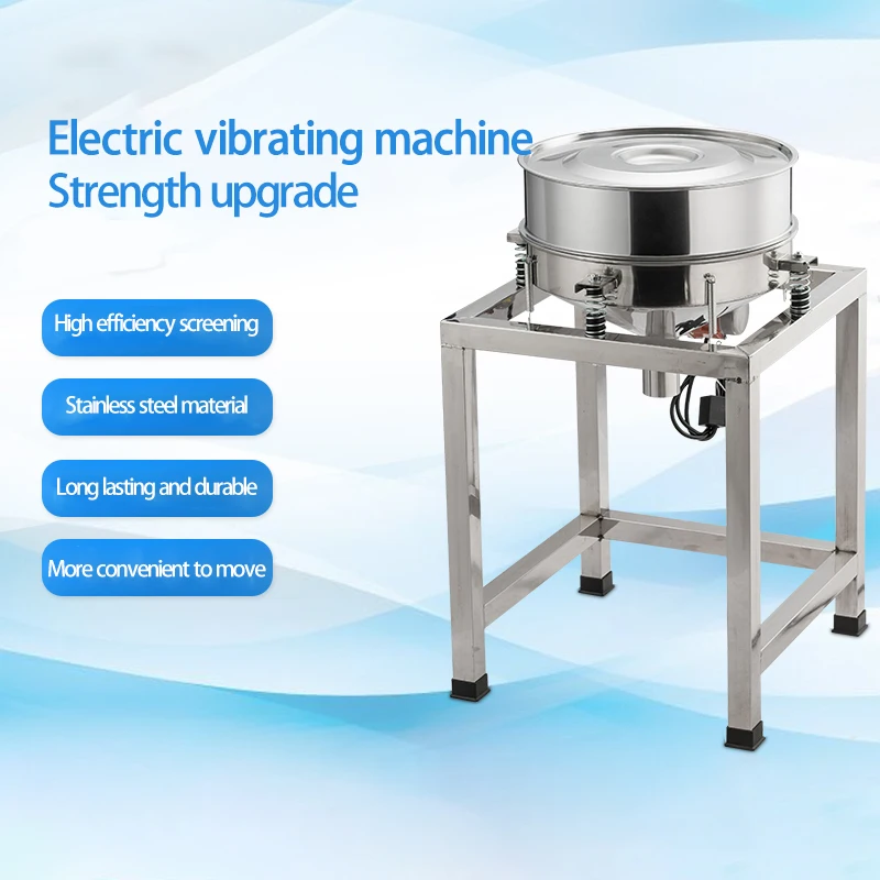 

Stainless Steel Electric Flour Sieve Small Vibrating Sieve Electrostatic Powder Sieving Machine Electric Filter Flour Sieve