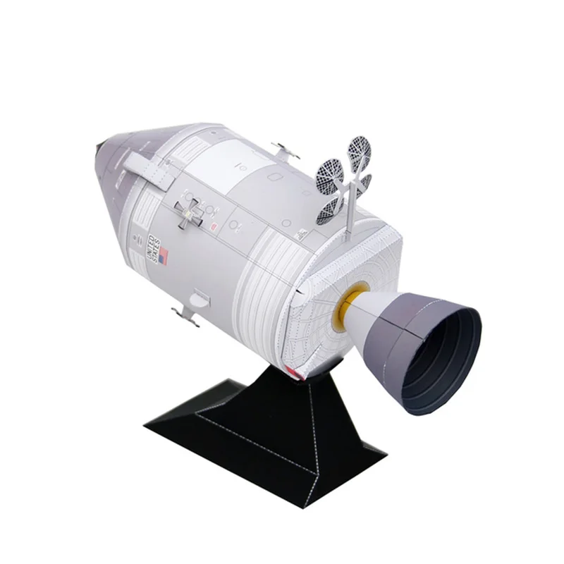 Apollo Command Service Module Space Origami Art Handmade 3D Paper Model Sci-Fi Papercraft DIY Teens Adult Craft Toys ZX-009
