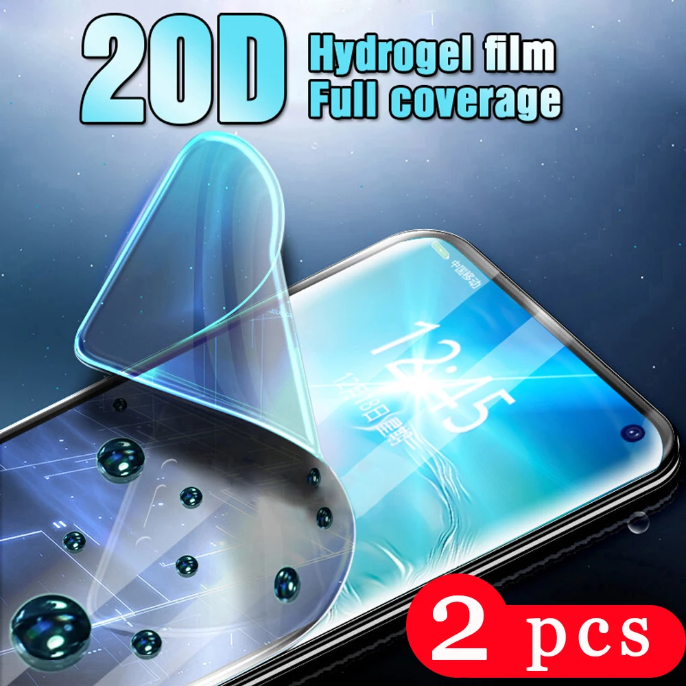 full cover for samsung Galaxy note 8 9 10 pro plus hydrogel film a6 a7 a8 2018 j7 pro 2017 phone screen protector  Not Glass