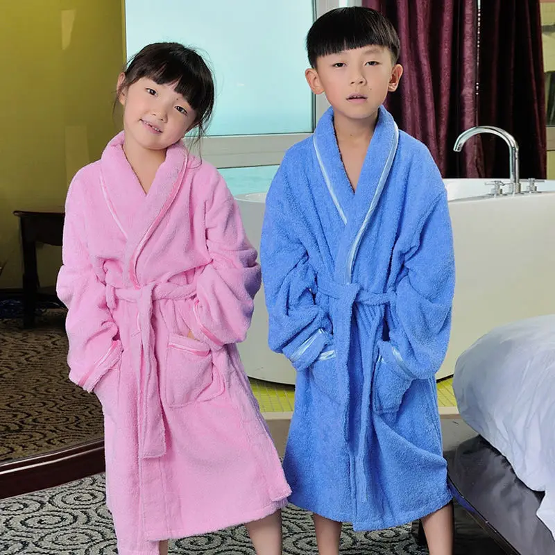 Solid color winter Warm Bathrobe  Female Lovers Soft Bath Robe Cashmere emotional appeal Bathrobe Hotel Robe bathrobe