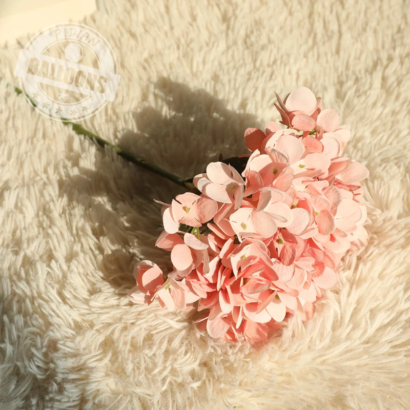 1/2/5 Pcs 35cm Macarone Simulated Hydrangea Plant Bonsai Wedding Decorations Ins Wind Simulated Bouquet Room Decor Supplies