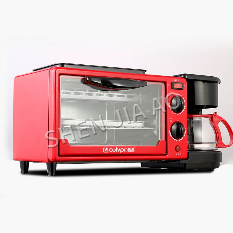 Three-in-one breakfast machine Coffee machine oven-baked machine One machine High-power breakfast machine