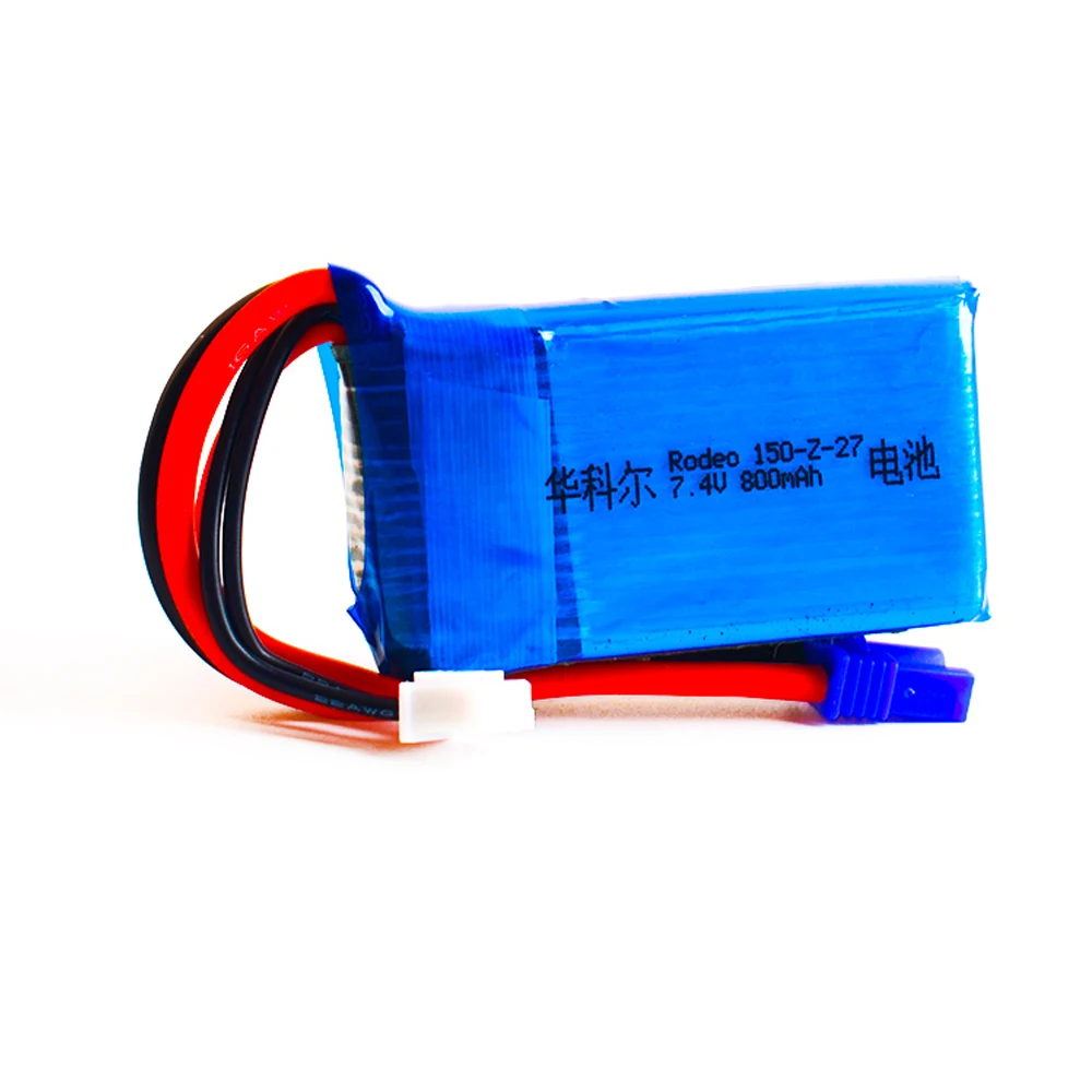 7.4V 800mAh 35C 2s bateria Lipo EC2 wtyczka do Walkera Rodeo 150 F150 RC zdalnie sterowany Quadcopter Drone model RC