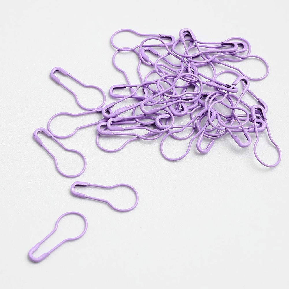 320Pcs Colorful Metal Knitting Pins Stitch Markers Safety Pins for Sewing DIY Craft Knitting Counter Crochet Needle Clip Ring