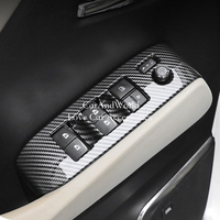 For Toyota Alphard Vellfire LHD 2015-2022 Interior Door Armrest Panel Cover Window Lift Switch Button Trims ABS ​Car Accessories