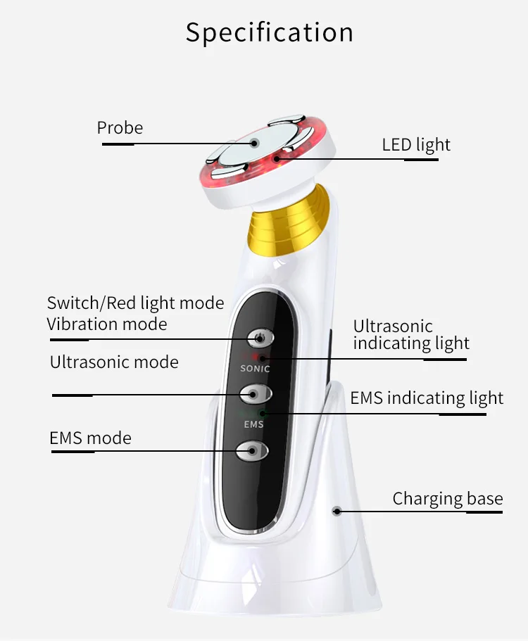 Multifunctional Beauty Device  Portable Skin Massager