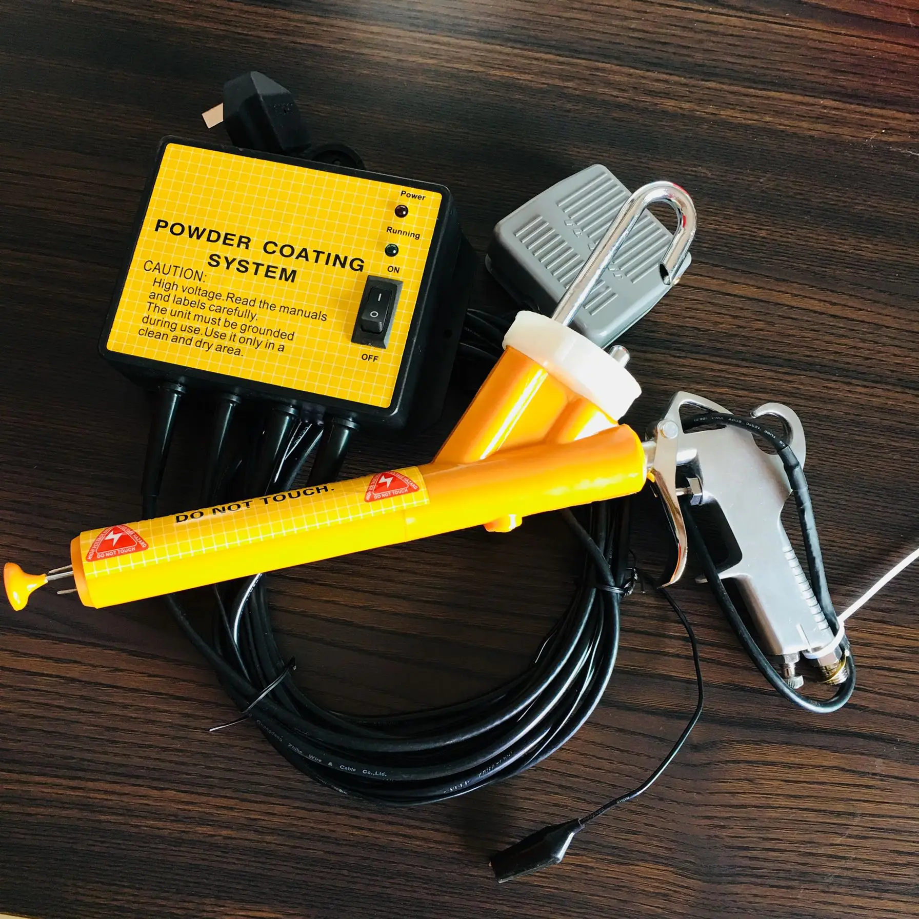 

Electrostatic spraying machine PC02 portable spraying equipment Mini spraying machine manual plastic powder spraying equipment