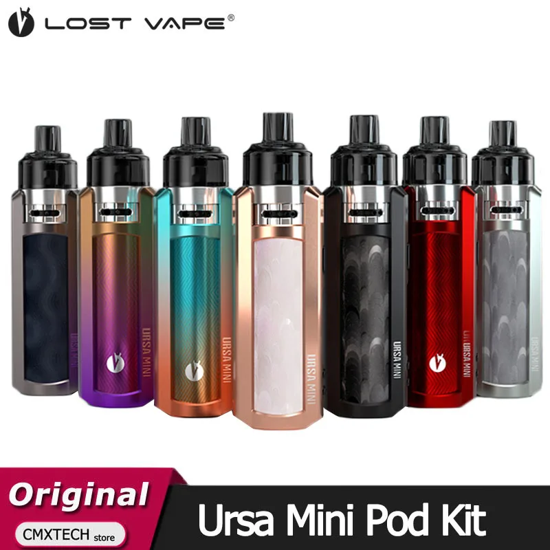 Lostvape URSA ชุดมินิพอดแบบดั้งเดิมแบตเตอรี่1200mAh 30W บุหรี่ไฟฟ้าพร้อมตลับขนาด3มล. ใส่ได้พอดีกับขดลวด L6 L1 UB Lite