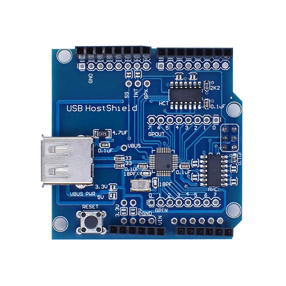 WAVGAT USB Host Shield 2.0 compatible with arduino for Android ADK support For UNO MEGA image 5