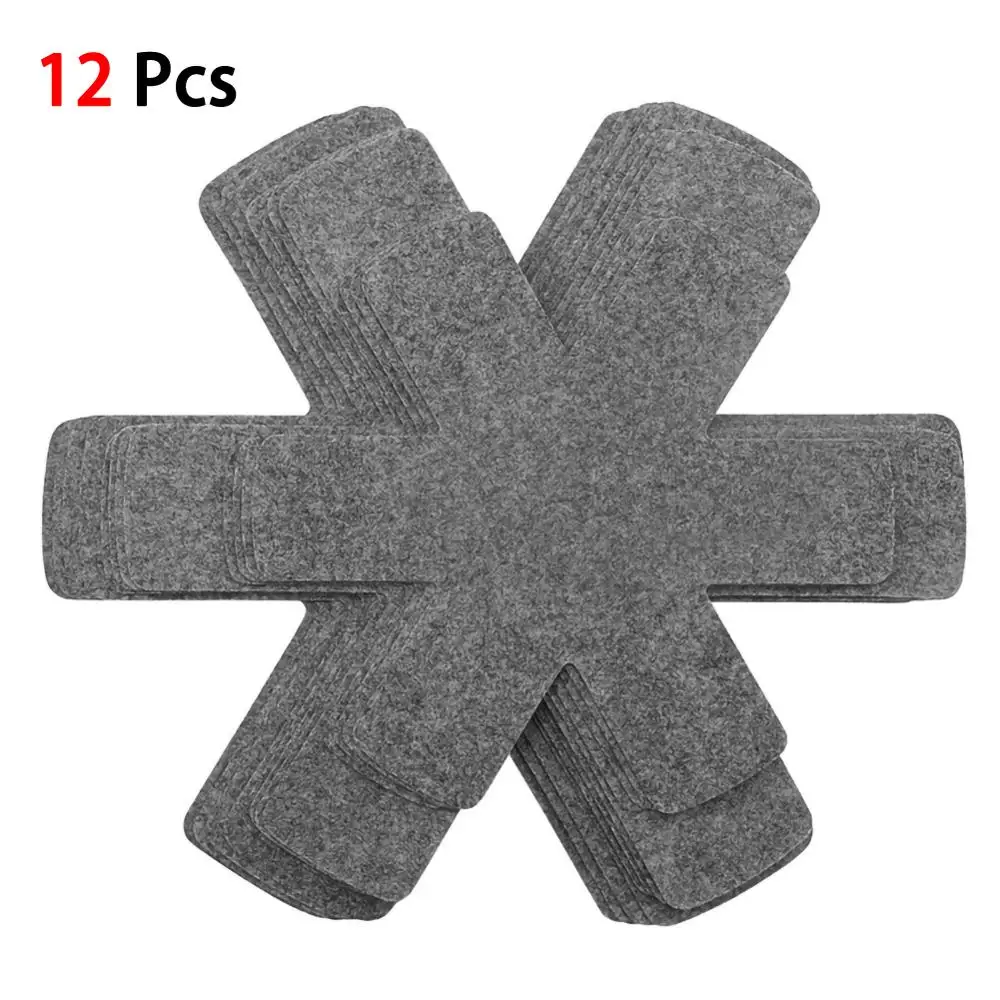 

12pcs Pot Pan Protectors Divider Pads to Prevent Scratching Separate and Protect Surfaces non-stick pans for Cookware