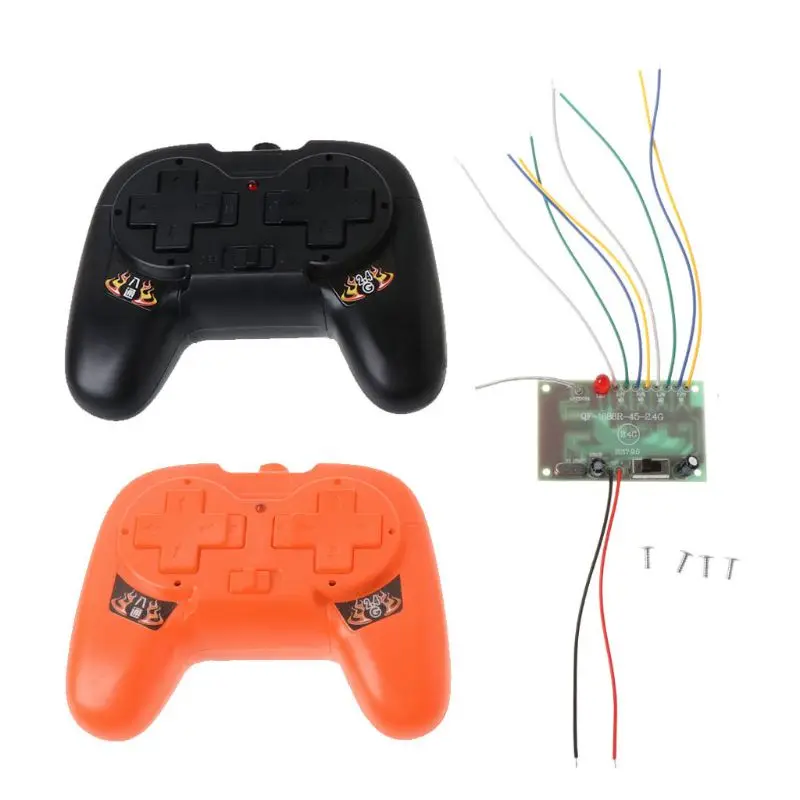 2.4G 8CH Remote Control with Receiver Board DIY Toy for Boat Car 4-6V Accessories Dropshipping
