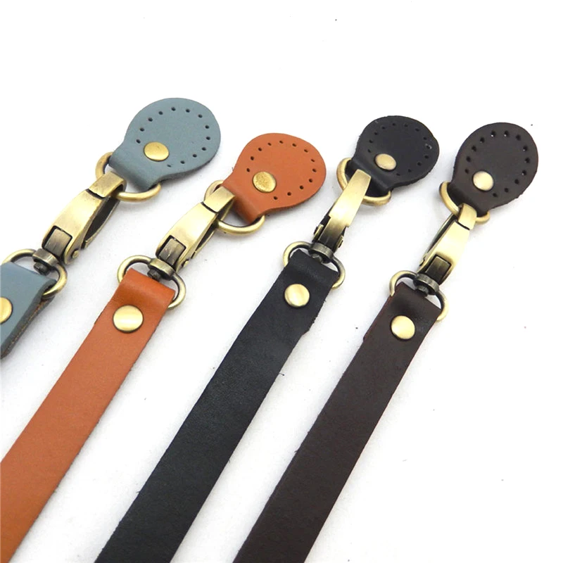 Adjustable Bag Strap 120cm Tree Bark Leather Handle Messenger Shoulder Bag Handle Gold Buckle for Handbag DIY Accessories