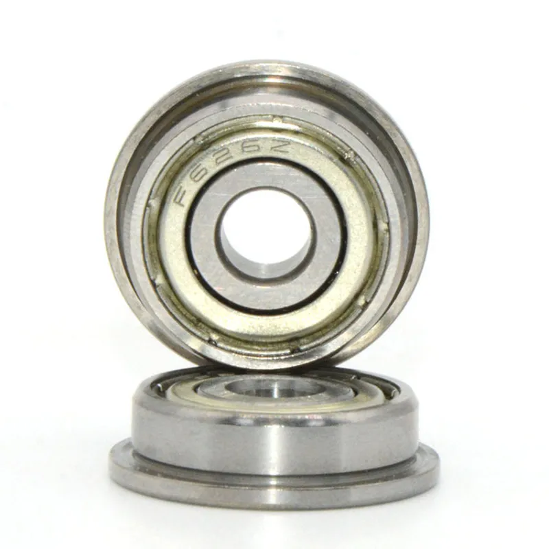 50pcs/100pcs F626ZZ 6*19*6mm RF1960ZZ flange deep groove ball bearing 6x19x6mm F626Z Flanged bearing 3d printer