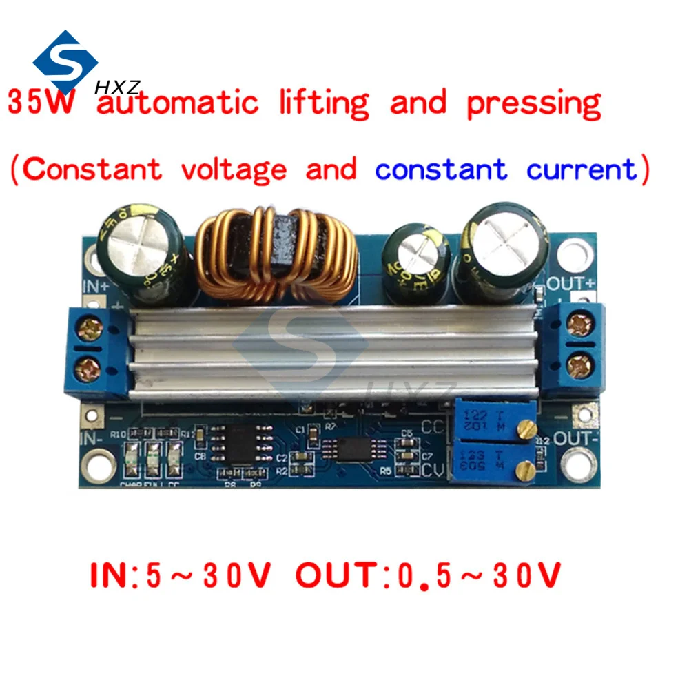 3A 35W CC CV Adjustable  DC 5 -30V to DC 0.5 -30V Step Up Down Buck Boost Converter Power Supply Module Voltage Regulator