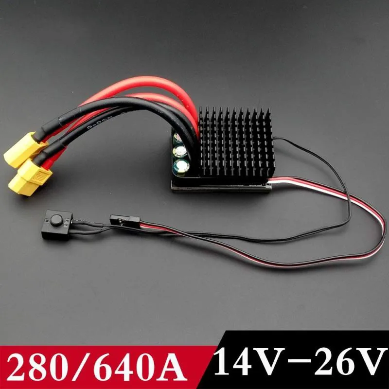 

14V ~ 26V 24V 320A / 640A Bidirectional Brushed 6S ESC Differential Tracked Tank Ship Without Brake