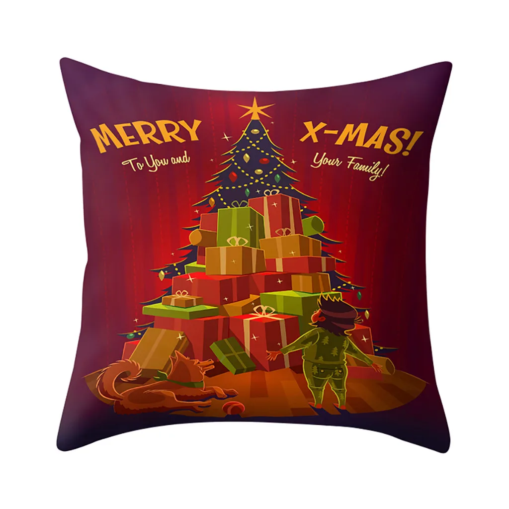 Christmas Pillow Cover Living Room Decorative Pillows cCushion Cover Couch Plaid Pillow Chair Cushion Cover Decoration 2020