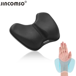Jincomso Wrist Rest Mouse Pad Gaming 3D Silicon Gel Mousepad Mat Healthy Ergonomic Support for Keyboard Office