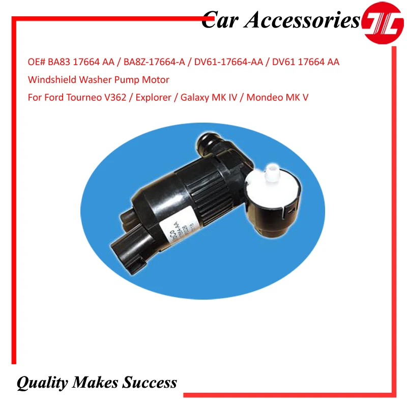 Genuine Windshield Washer Pump Motor OE# BA8317664AA For Ford Edge Mondeo Mk V Tourneo Transit Connect DV6117664AA S-Max Models