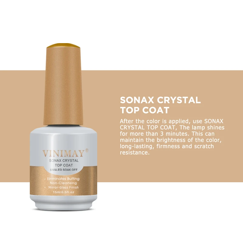 Vinimay-unha polonês para nail art, unha polonês, gel de cristal, mergulhe, fosco, para salão