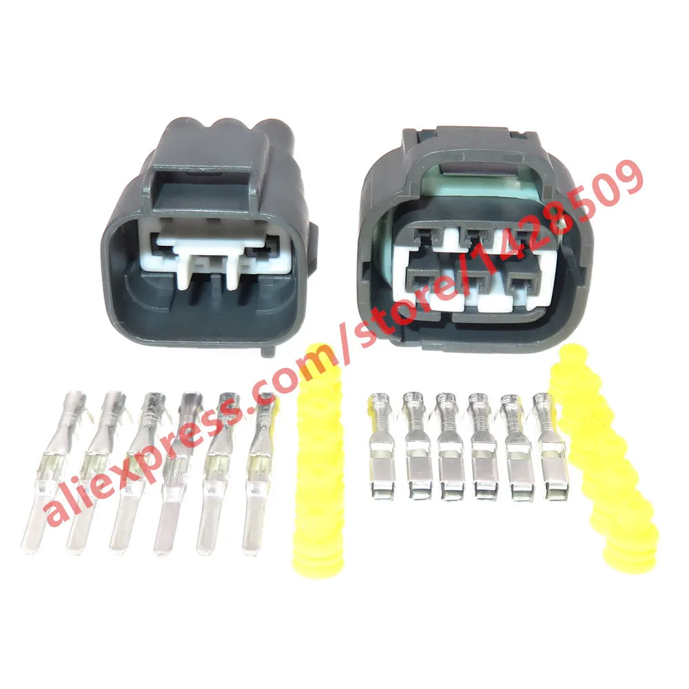 1 Set 6 Pin 7283-7062-40 7282-7062-40 Auto Accelerator Throttle Pedal Connector Waterproof Plug 90980-11034