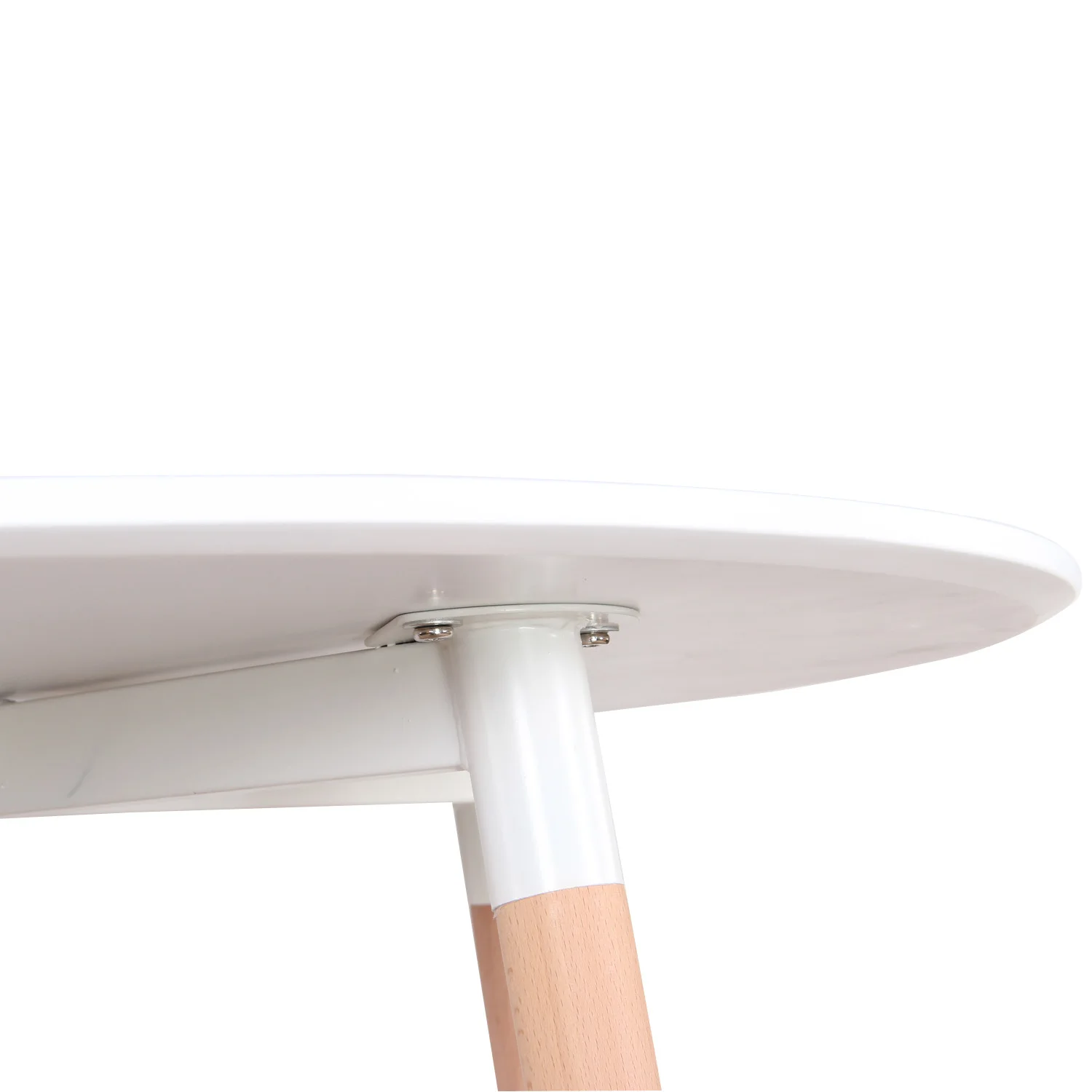 Egoonm nordischer runder tisch massivholz familie kleines wohnzimmer einfacher moderner esstisch weiß