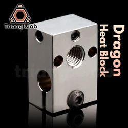 Trianglelab Dragon Heat Block for Dragon Hotend High temperature heating block repair parts compatible with V6 HOTEND