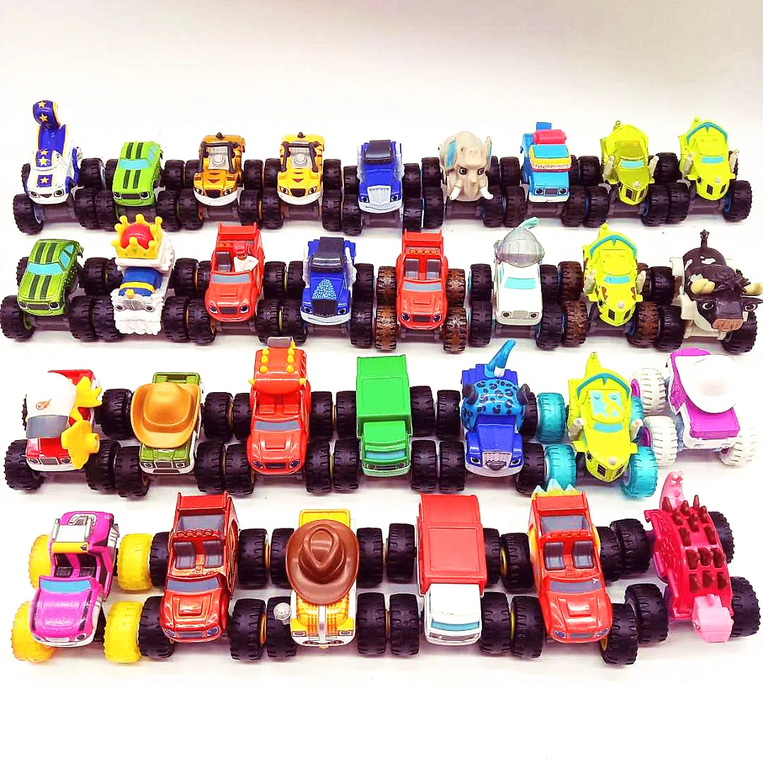 Metal Diecast Machines Car Toys Russian Miracle Crusher Truck Vehicles Figure Blazed Toys For Children Gifts Blazer Kid Toys