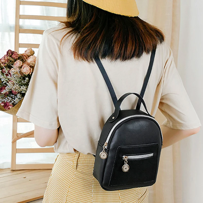 Forever Young Designer Women Backpack Mini Soft Touch Leather Small Backpack Female Fashion Ladies Bagpack Satchel Shoulder Bag