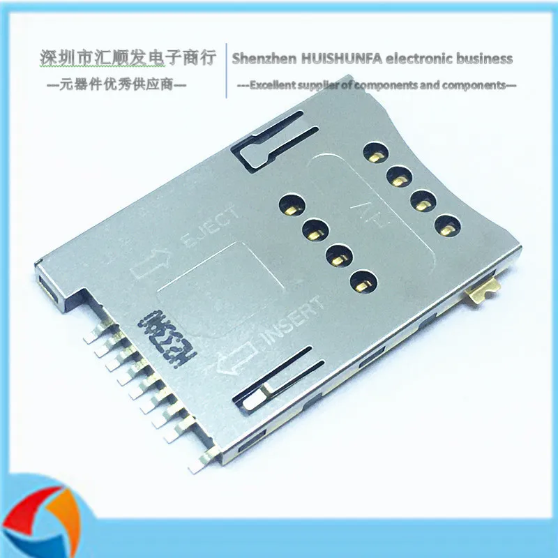 Две SIM карты 8 + 1 держатель для карт с автоматической загрузкой Колонка 9P держатель для карт планшет сим-карты с автоматической загрузкой держатель для карт мобильный телефон держатель