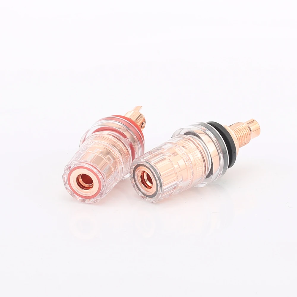 AUDIOCRAST B001 pure copper 99.998% Binding posts speaker connectors Pure copper binding post