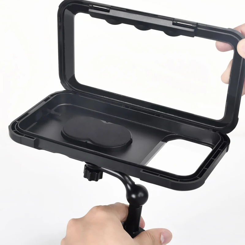 2024 New Waterproof Bike Motorcycle Mobile Phone Stand Bicycle Handlebar Cell Phone Support Mount Bracket for 4.0-7.0\