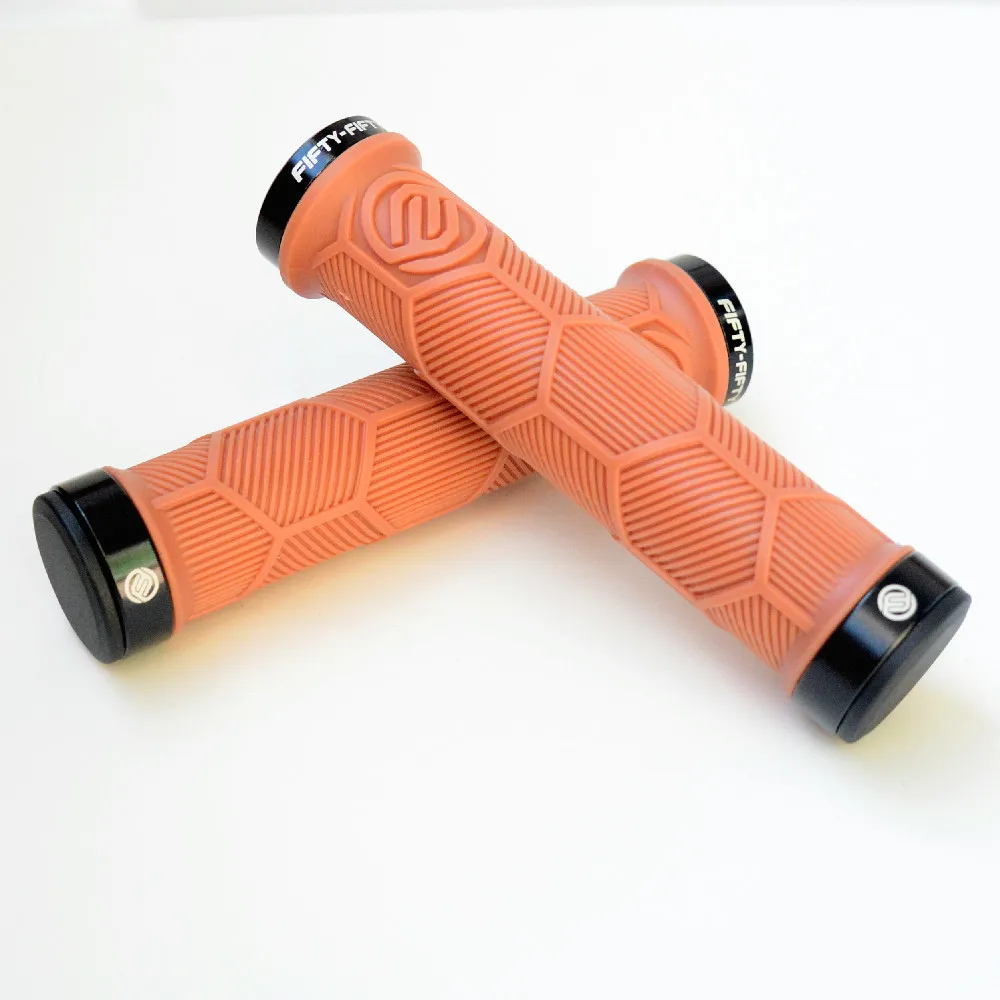 FIFTY-FIFTY-MTB Bicycle Grips Anti-Skid Mountain Bike Dual Lock-on Handlebars Grip